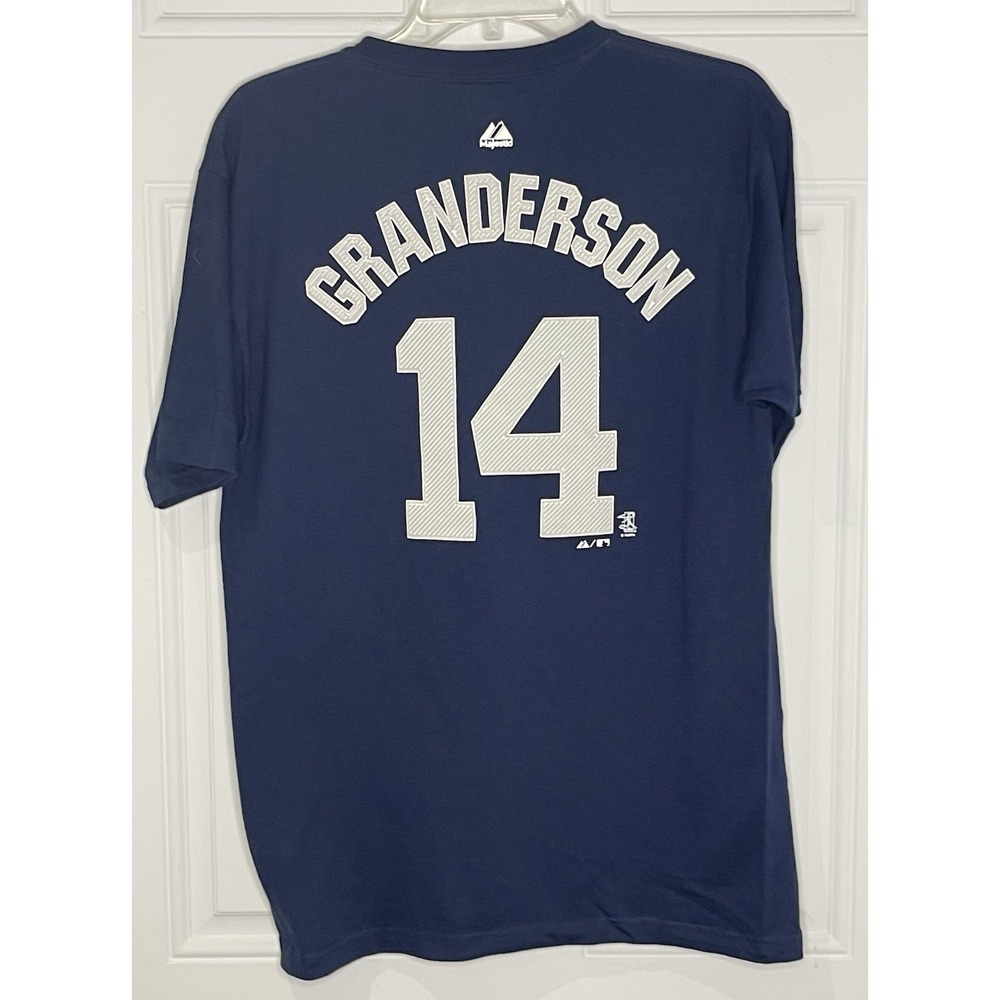 Majestic New York Yankees MLB #14 Curtis Granderson T-Shirt Youth XL NWT